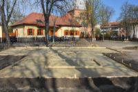 Készül az új játszótér a Tisza parkban